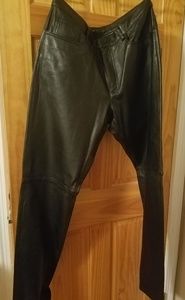 Mens DKNY 100% Leather Pants.